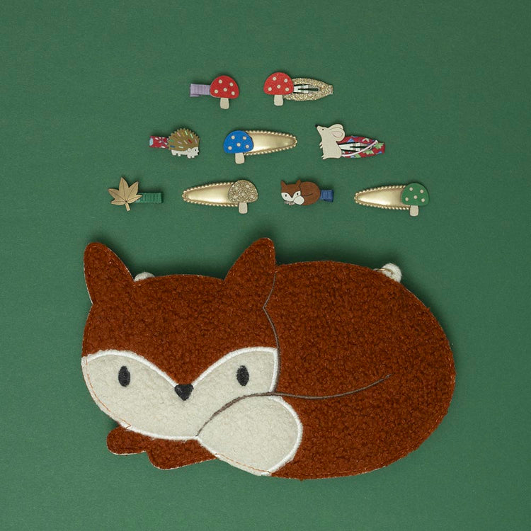 sac renard en tissu idee cadeau d'anniversaire petite fille