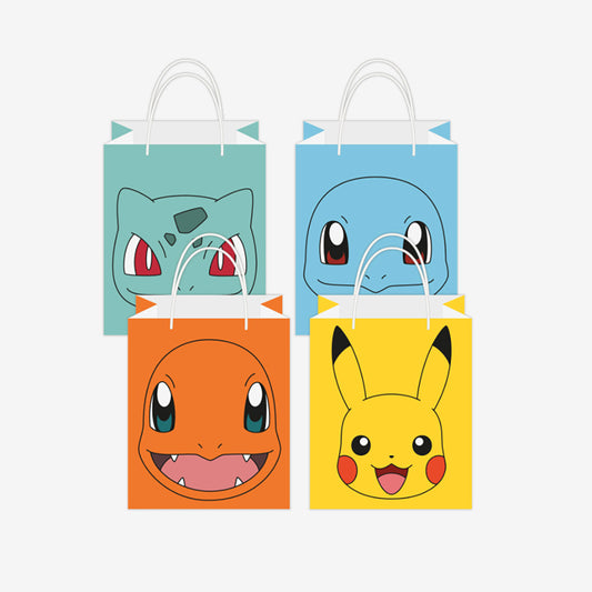 8 sacs cadeaux Pokemon : idee pour petit cadeau invité anniversaire