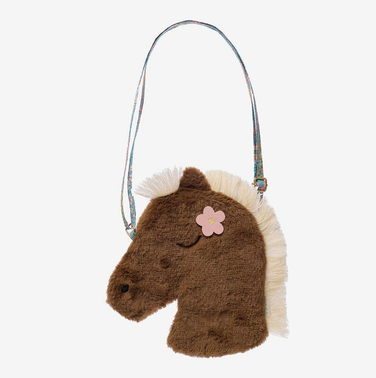 Sac cheval marron à offrir à noel, dans un calendrier de l'avent ou un anniversaire