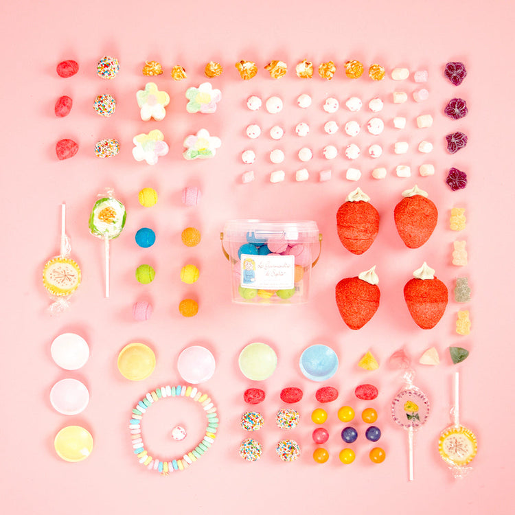 Sélection de bonbons vintage pour anniversaire enfant ou candy bar mariage