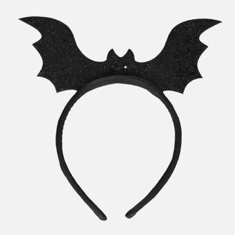 1 serre-tête chauve-souris : accessoire deguisement halloween