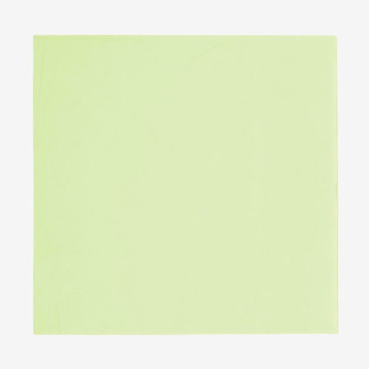 20 serviettes en papier ecofriendly vert : deco table gender reveal