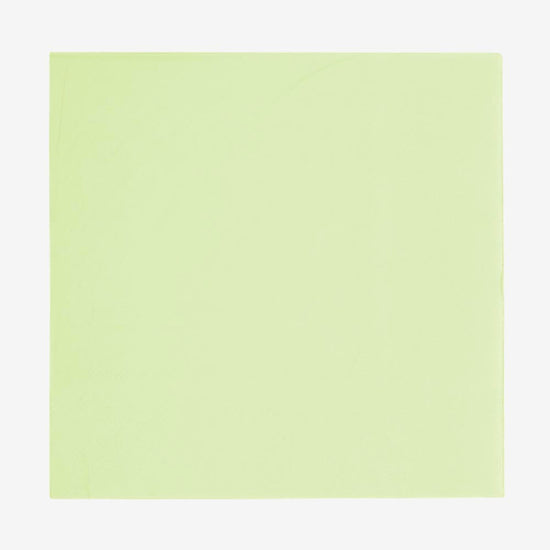 20 serviettes en papier ecofriendly vert : deco table gender reveal
