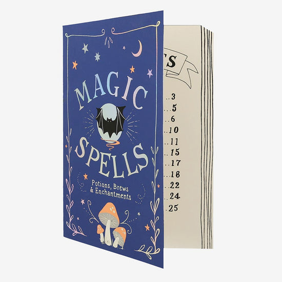 Serviettes en papier grimoire magique : deco thème Harry Potter