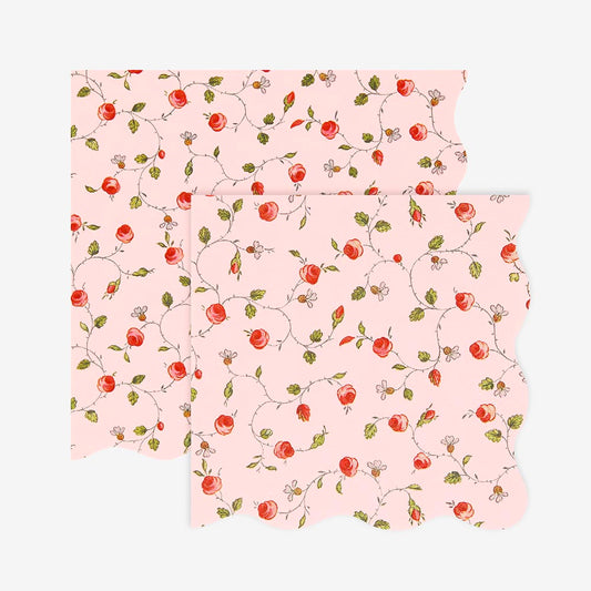 16 serviettes en papier Ladurée - decoration de table chic