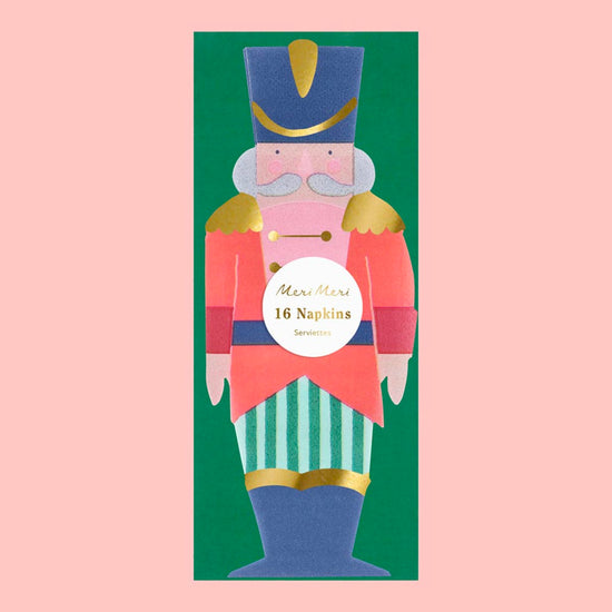 comment dresser une table noel originale avec serviettes en papier casse-noisette meri meri