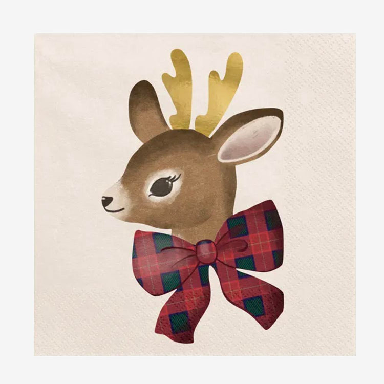 12 serviettes faon vintage décoration de la table de noël