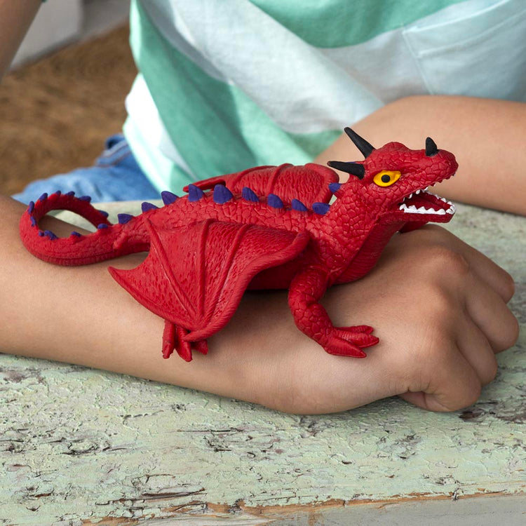 Squishy dragon rouge : idée pochette surpise anniversaire enfant