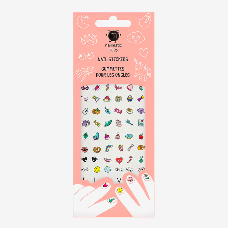 72 stickers d'ongles magic