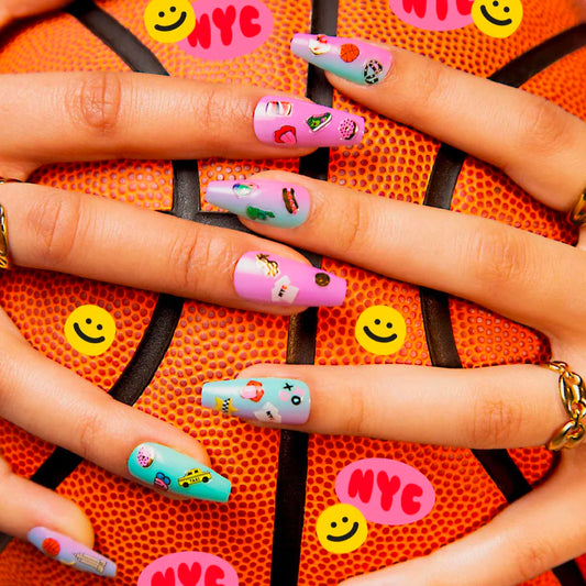 Autocollants ongles New York pour fête urbaine et tendance