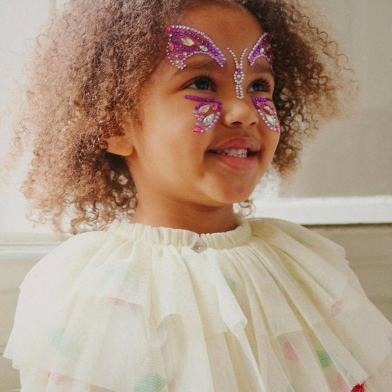 Bijoux visage papillon : cadeau déguisement papillon 