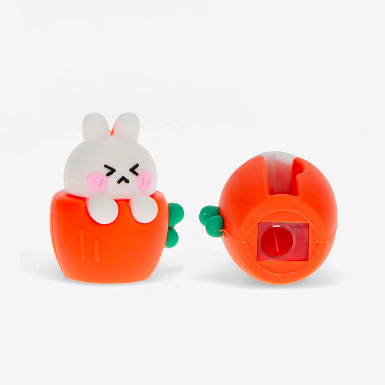 Taille crayon lapin mignon blanc : idée cadeau anniversaire ferme