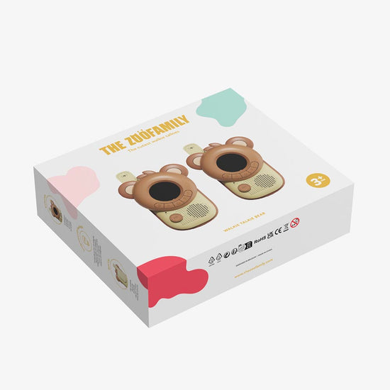 Talkie Walkie ourson : idée jeu pour anniversaire enfant