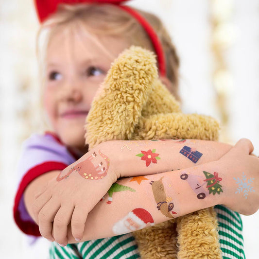 1 planche de tatouages Noël : activité de noel pour enfants