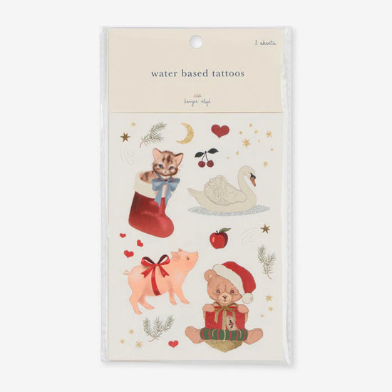 Tatouages Noël Konges Slojd enfant 