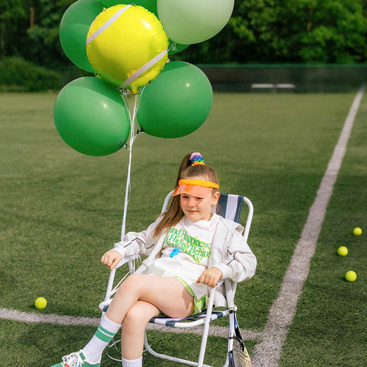 ballon balle tennis grappe de ballon pour les fans d'alcaraz et sinner