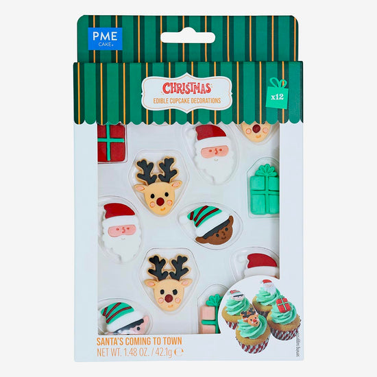 toppers en sucre pour repas de Noël