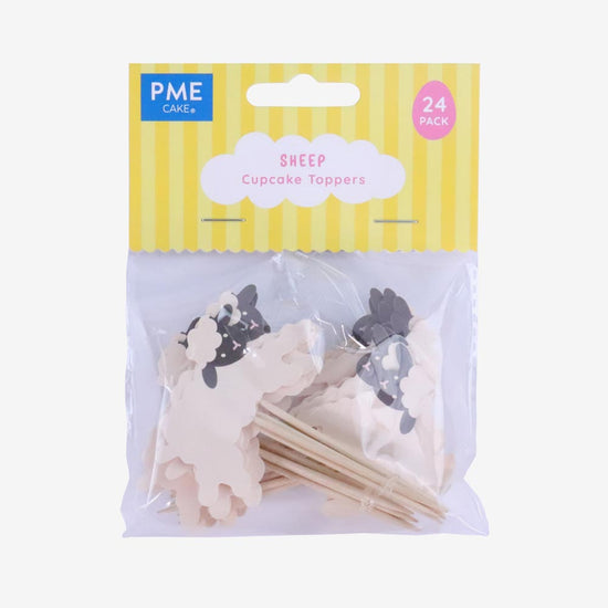 Toppers mouton, décoration gâteaux thème ferme