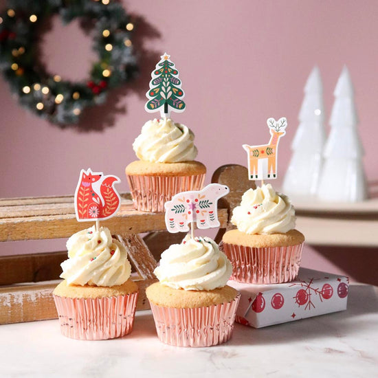 24 toppers de Noël pour décorer repas de Noël