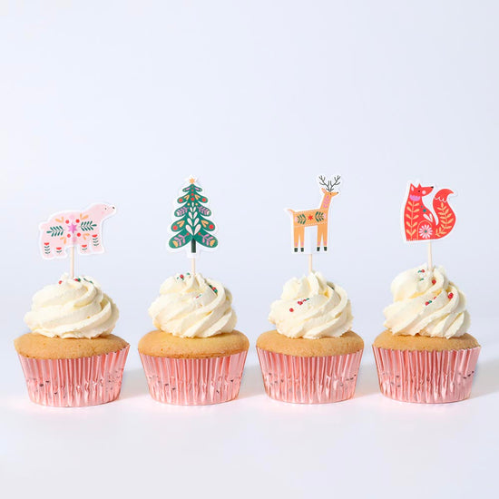 Toppers de Noël pour décorer repas de Noël