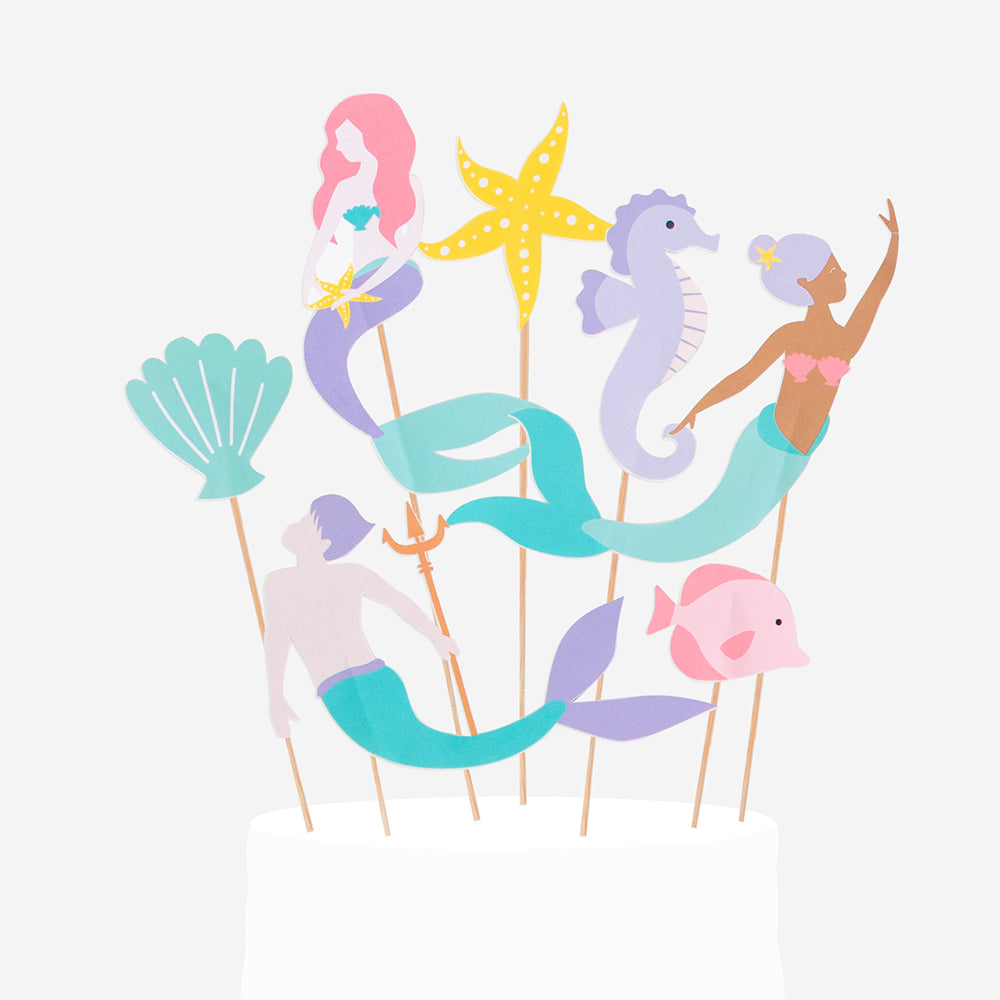 Girl’s birthday cake decor: 7 mermaid cake toppers