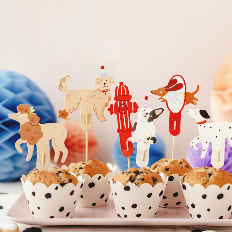 7 toppers chien pour une fête d'anniversaire 