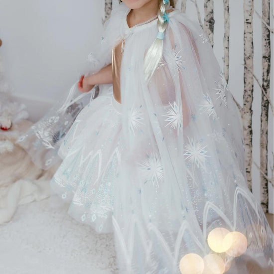 Tutu reine des neiges : accessoire deguisement carnaval princesse