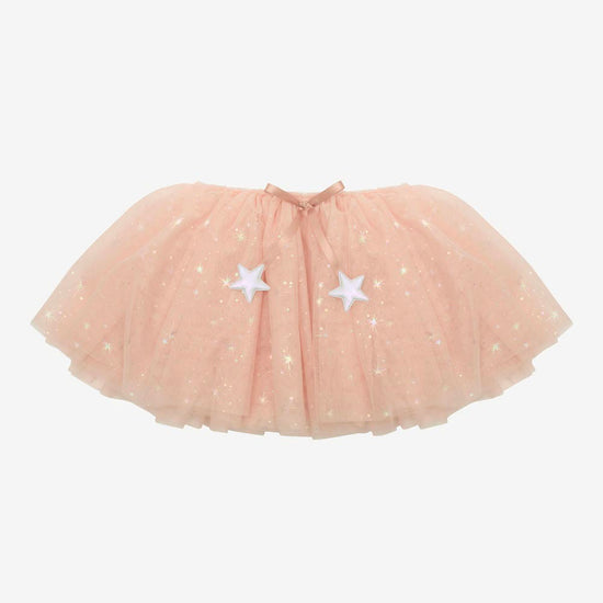 Tutu de princesse rose clair scintillant : idée cadeau de Noël enfant