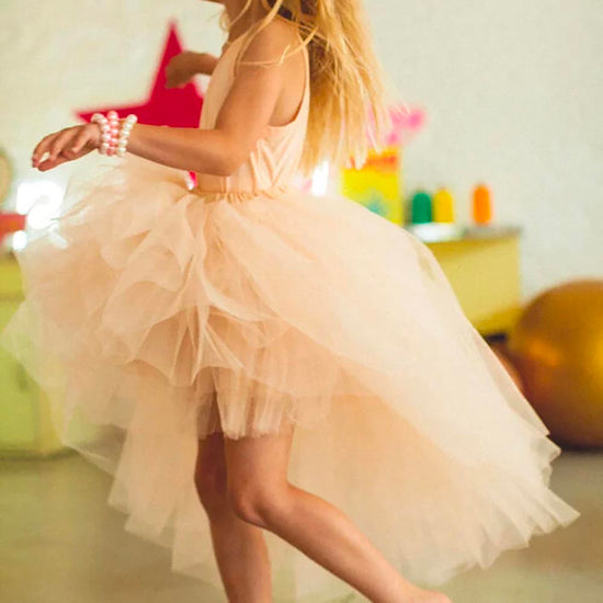 Tutu rock abricot : idée cadeau de Noël enfant 