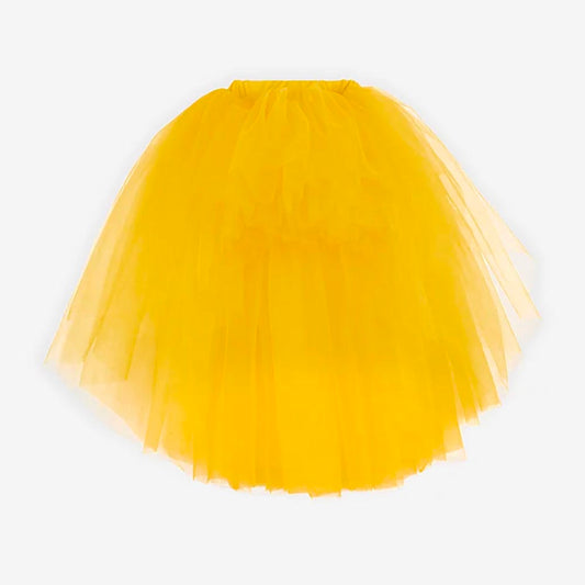 Tutú de roca amarillo para niña - Accesorio disfraz de carnaval para niña