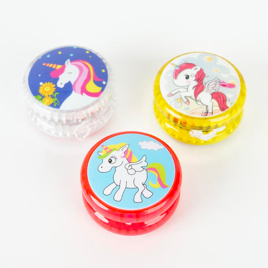 1 yoyo lumineux licorne parfait pour une pochette surprise d'anniversaire