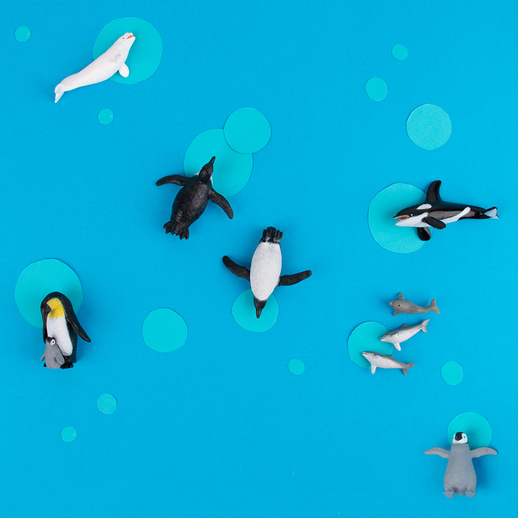 Figurines animaux aquatiques pour pinata anniversaire ou pochette surprise