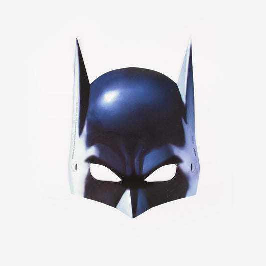 Cumpleaños de superhéroe: máscara de Batman