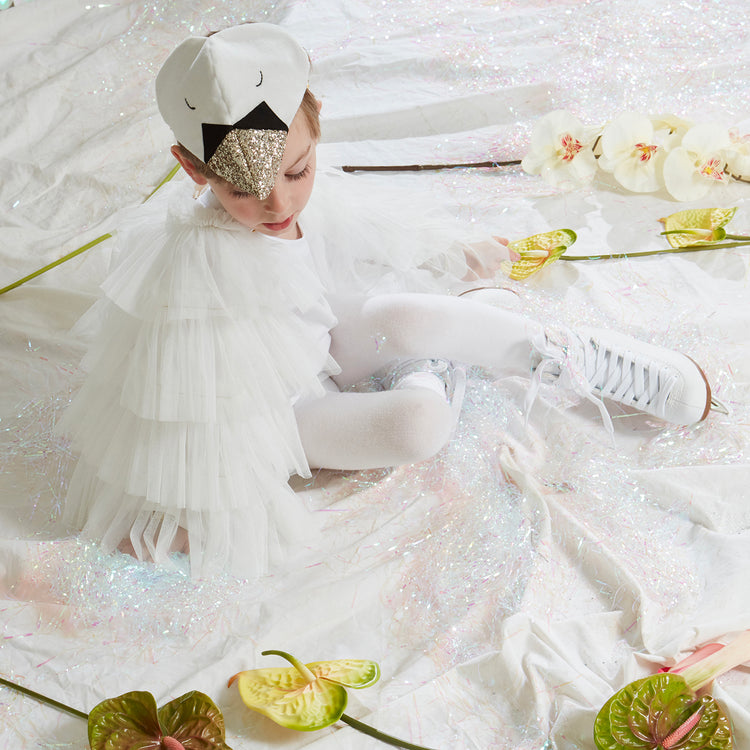 Disfraz de niño: disfraz de cisne para cumpleaños de princesa, cumpleaños de bailarina