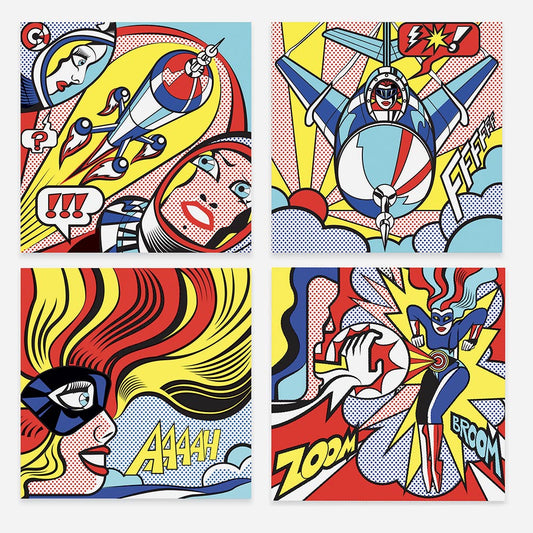 Pintura inspirada en Roy Lichtenstein: actividad para niños