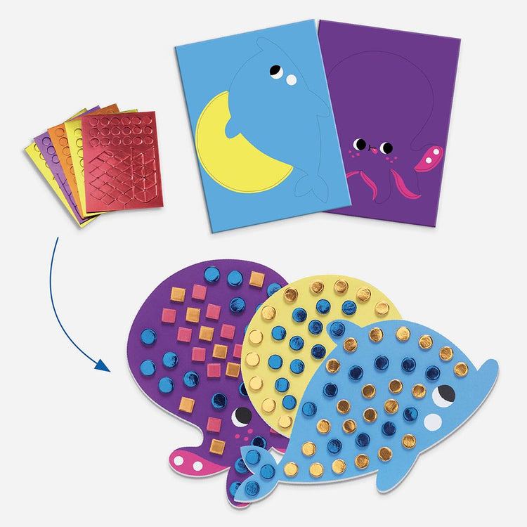 Sea animals to make yourself during a birthday at the sea