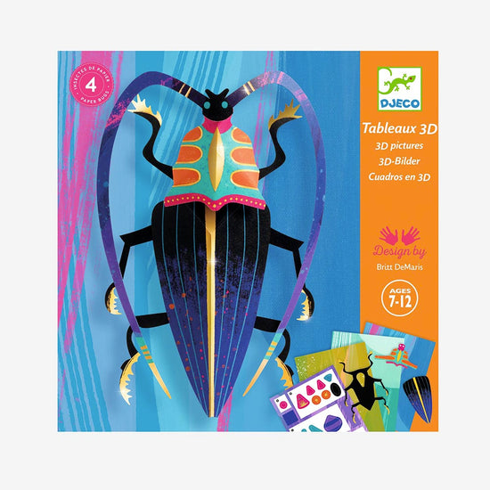 Djeco insect folding activity for children from 7 years old