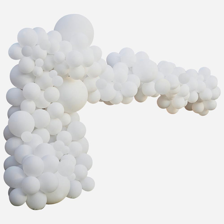 Ballons Blanc Or, 60 Pièces Ballon Or et Blanc Ballons Mariage