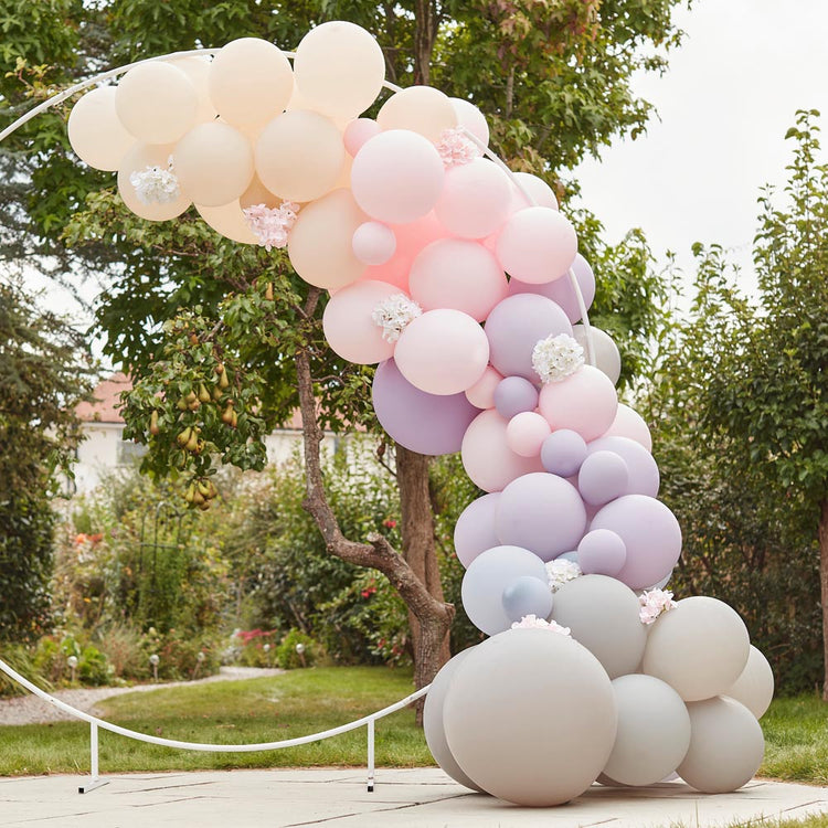 Arche de ballons géante chocolat - Déco de mariage boheme
