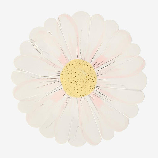 8 daisy plates perfect for Easter or a flower birthday