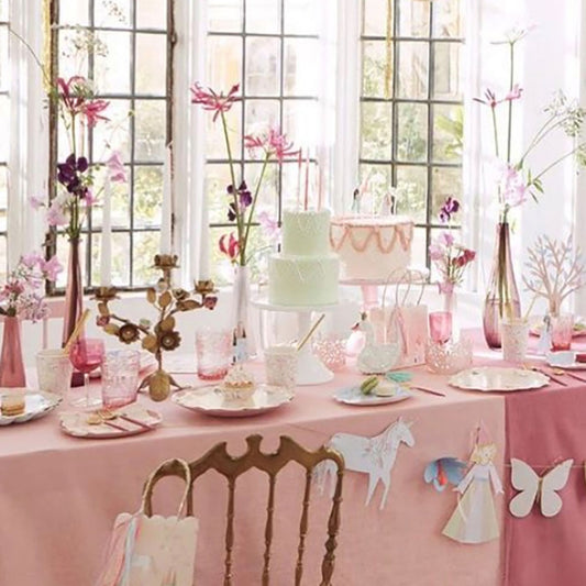 My little Day : décoration table anniversaire fille 8 assiettes princesse 