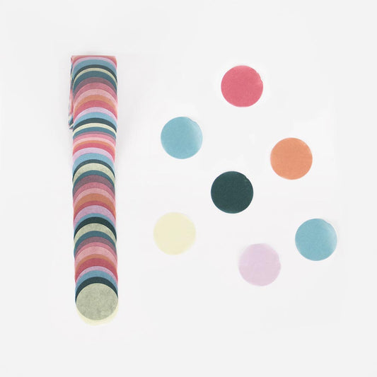 Roll of colorful round stickers gift stationery set