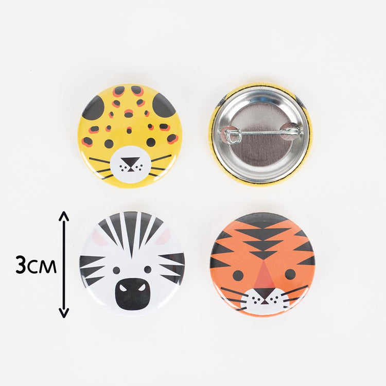 Idée petit cadeau anniversaire enfant : les badges safari My Little Day