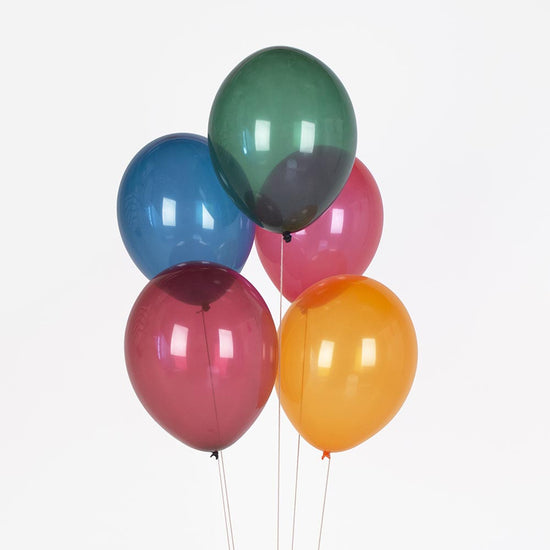 10 palloncini multicolori autunnali di My Little Day