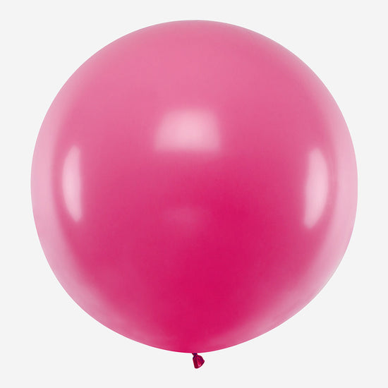 ballon de baudruche rose pour deco anniversaire