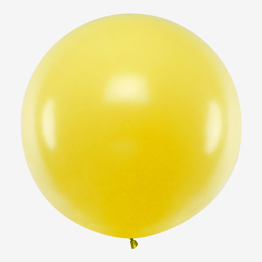 palloncino giallo gigante per deco di compleanno
