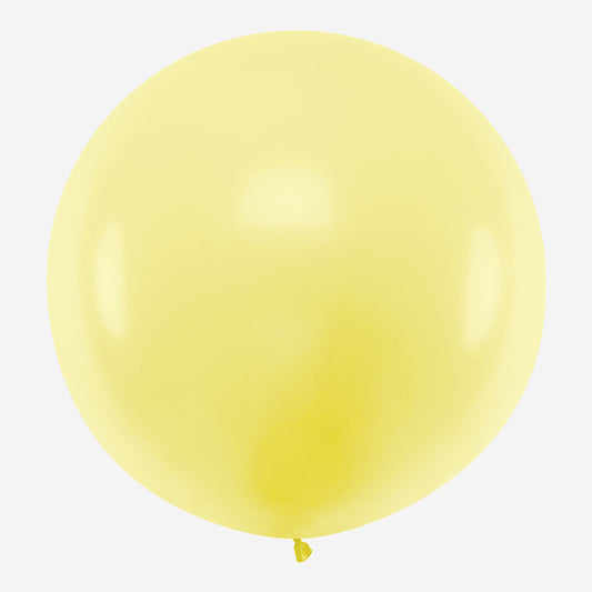 yellow balloon for birthday deco
