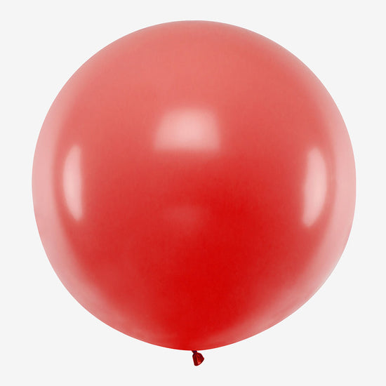 ballon de baudruche geant rouge pour deco anniversaire