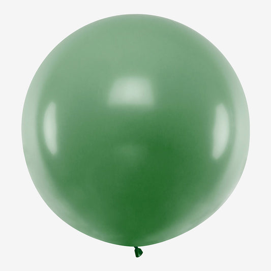 ballon de baudruche vert sapin pour deco anniversaire