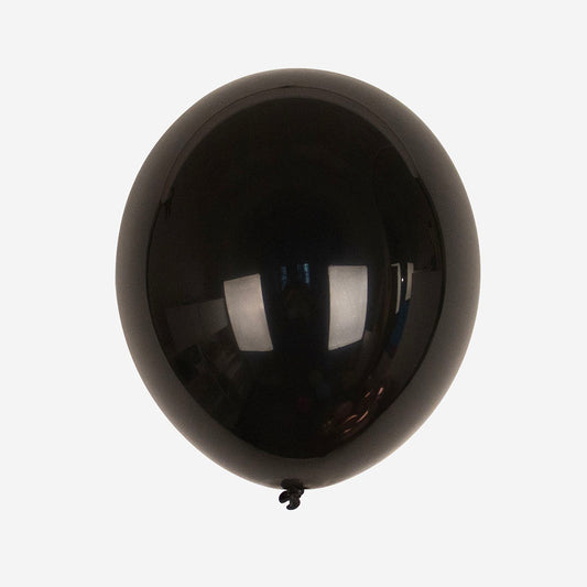 Black balloons for New Year decoration or birthday decoration